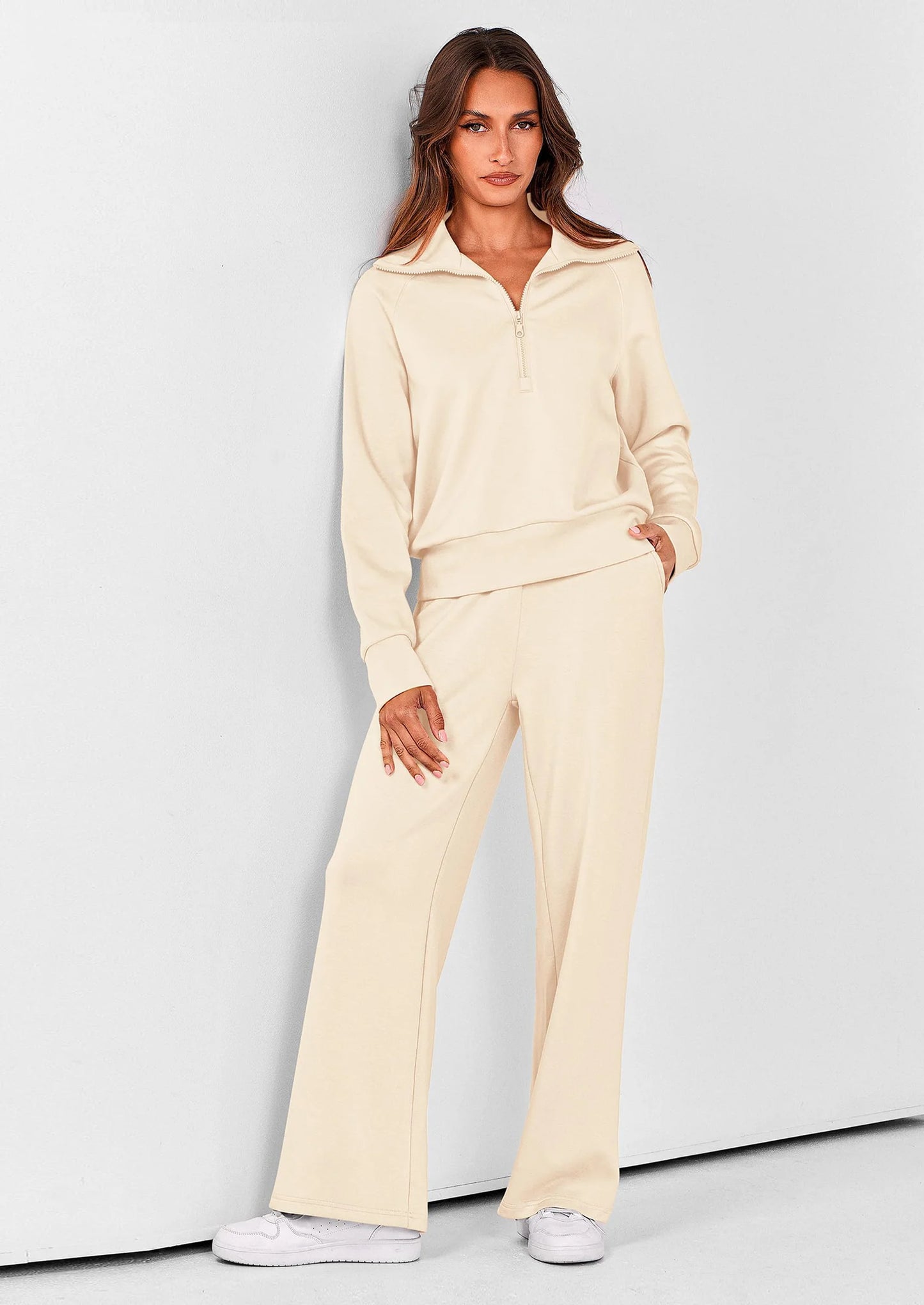 Half Zip Lounge Set