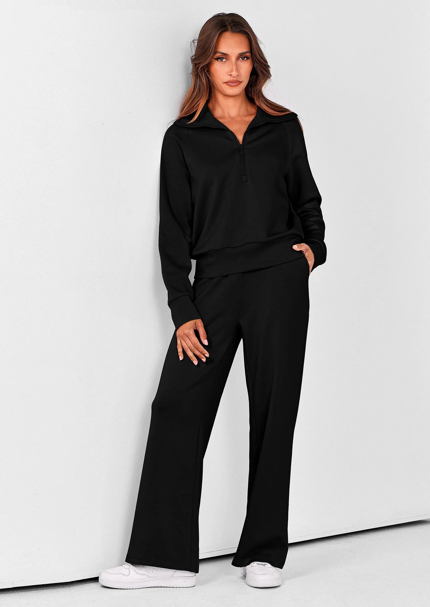 Half Zip Lounge Set