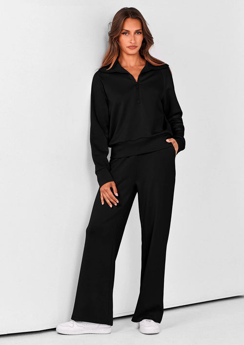 Half Zip Lounge Set