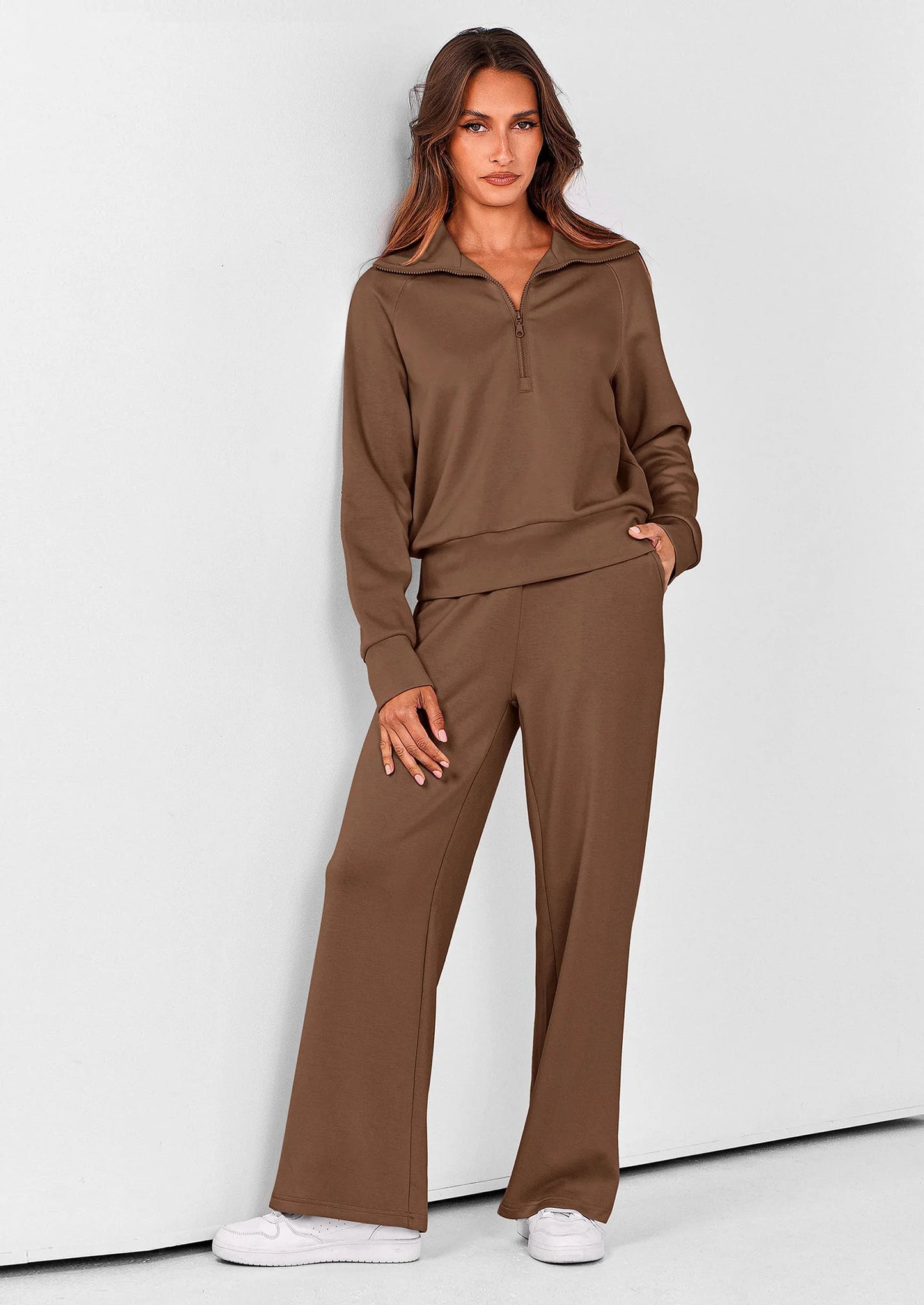 Half Zip Lounge Set
