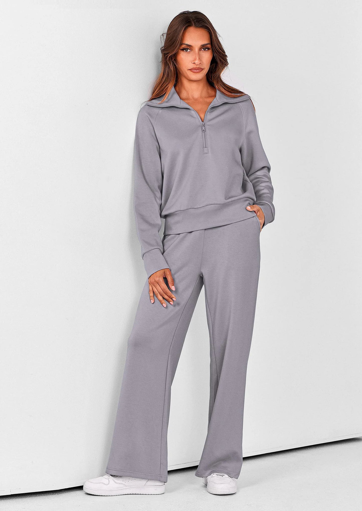 Half Zip Lounge Set