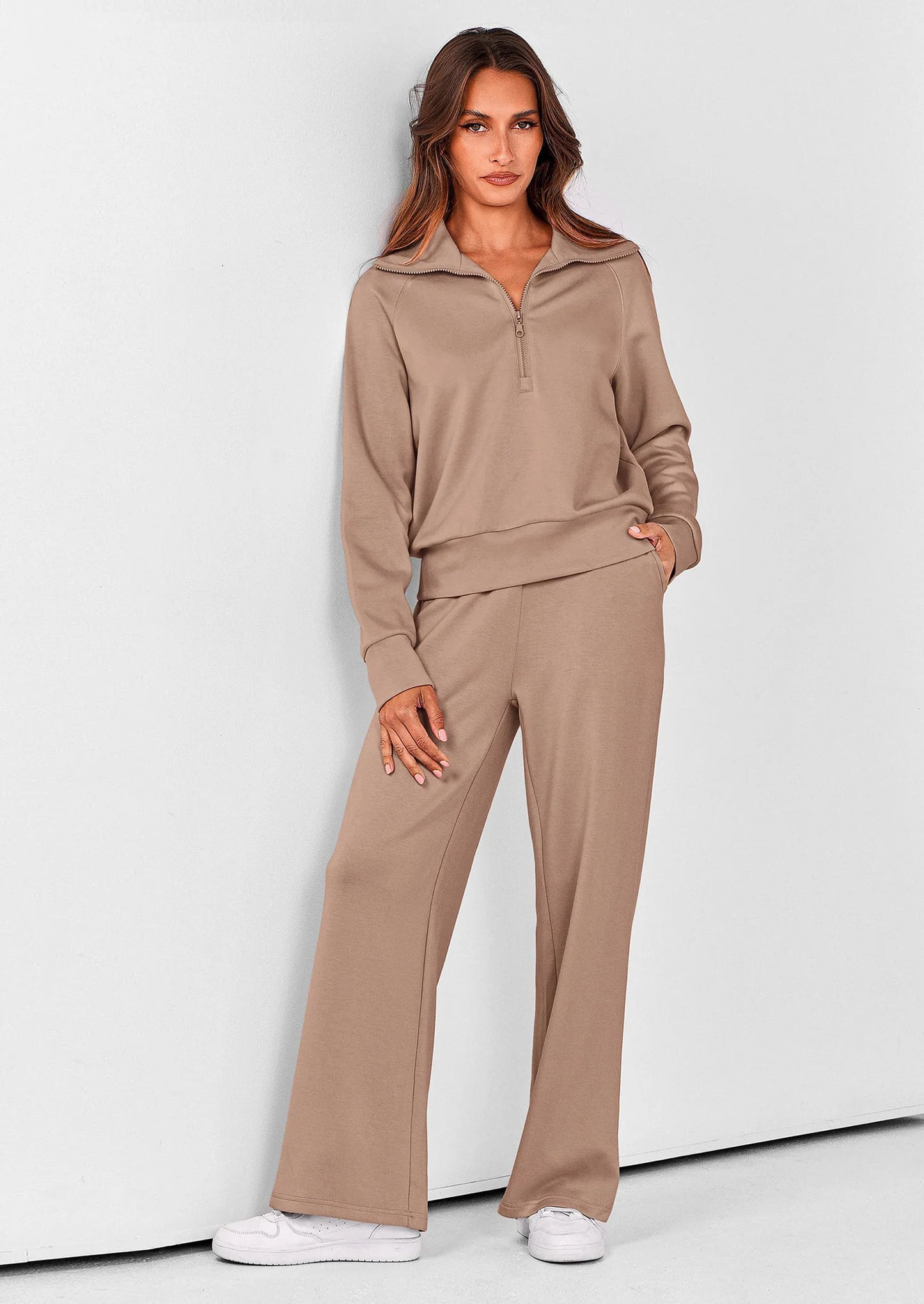 Half Zip Lounge Set