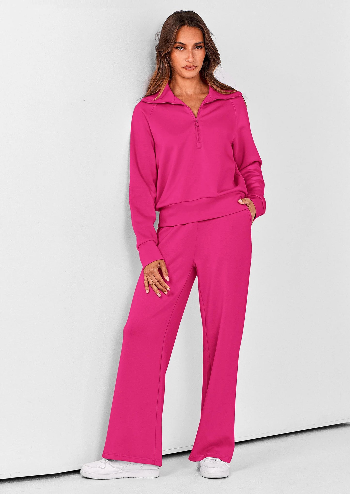Half Zip Lounge Set